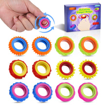 Carica l'immagine nel visualizzatore di Gallery, Kssvzz Fidget Toys,Anello Antistress Bambini per Autismo e ADHD, Aiuta ad Alleviare Lo Stress e l'ansia,Fidget Ring Toys
