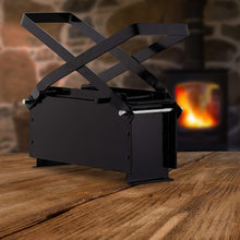 Carica l'immagine nel visualizzatore di Gallery, Relaxdays Bricchettatrice per Cartone, Pressa per la Carta in Acciaio, Compattatore di Rifiuti Domestici Manuale, Nero