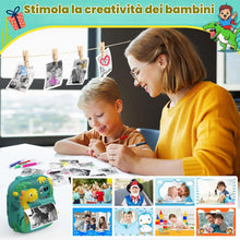 Carica l'immagine nel visualizzatore di Gallery, CAMCLID Macchina Fotografica Bambini Istantanea, Schermo 2,4" 1080P HD