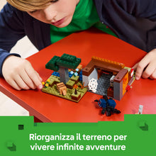 Carica l'immagine nel visualizzatore di Gallery, LEGO Minecraft Spedizione nella Miniera dell’Armadillo - Giocattolo Interattivo con Figure di Ragno della Caverna, Lupo e Funzione TNT - Regalo per Gamer, Bambini e Bambine da 8 Anni in su - 21269