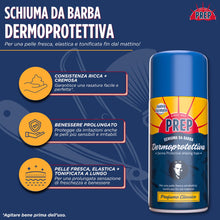 Carica l'immagine nel visualizzatore di Gallery, Prep, Schiuma da Barba Dermoprotettiva, Profumo Classico, 300 ml