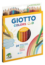 Carica l'immagine nel visualizzatore di Gallery, Pastelli colorati Giotto Colors Smile - 24 pezzi