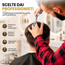 Carica l'immagine nel visualizzatore di Gallery, Candure Forbici Parrucchiere Professionali Forbice per Capelli da Barbiere per Taglio di Capelli Acciaio Inossidabile Ad