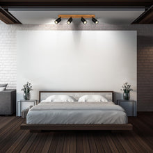 Carica l'immagine nel visualizzatore di Gallery, B.K.Licht - Lampada da soffitto, orientabile, attacco GU10, max. 9 W, plafoniera, lampada, lampada da soggiorno, lampada