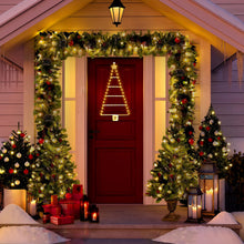 Carica l'immagine nel visualizzatore di Gallery, Jsdoin Luci Natale Esterno Batteria - 90cm 75LED Scaletta Impermeabile per Albero di Natale - 8 Modalità - Addobbi e Decorazioni per Casa e Finestre