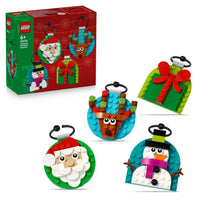 Carica l'immagine nel visualizzatore di Gallery, LEGO Selezione di Decorazioni di Natale - Gioco con 4 Addobbi da Appendere tra cui Babbo Natale, Pupazzo di Neve e Renna - Attività per la Famiglia - Regalo Natalizio per Bambine e Bambini 6+ - 40744
