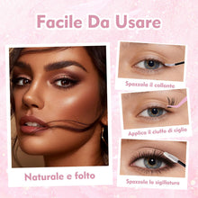 Carica l'immagine nel visualizzatore di Gallery, VEGCOO 560 Pezzi Ciglia Finte Extension Ciglia, 60/80/100D Curl Ciglia Finte Ciuffetti, 8-16mm Kit di Extension per Cigl