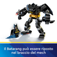 Carica l&#39;immagine nel visualizzatore di Gallery, LEGO DC Armatura Mech di Batman, Action Figure Giocattolo da Costruire, Robot Snodabile da Collezione con Minifigure e Batarang, Giochi Creativi per Bambini e Bambine da 6 Anni, Piccolo Regalo 76270