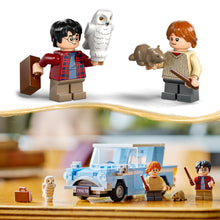 Carica l&#39;immagine nel visualizzatore di Gallery, LEGO Harry Potter Ford Anglia Volante, Modellino di Macchina Giocattolo da Costruire, Giochi per Bambini e Bambine da 7 Anni, Auto con Minifigure di Ron Weasley, Edvige e Bacchette Magiche 76424