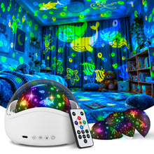 Carica l'immagine nel visualizzatore di Gallery, Fokky Proiettore di luce notturna, luci sensoriali con 93 modalità per