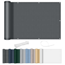 Carica l'immagine nel visualizzatore di Gallery, AXT SHADE Frangivisto Balcone Protezione Impermeabile Copri Ringhiera Balcone Privacy Frangivento Protezione UV con Occh