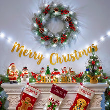 Carica l'immagine nel visualizzatore di Gallery, Stringa Luci di Natale a Batteria, 5M 50 LED Lucine a Fili di Rame