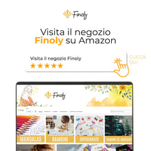 Carica l&#39;immagine nel visualizzatore di Gallery, Finoly Libri Pregrafismo per Bambini | Libri Pregrafismo 3-6 Anni | Libro per Imparare a Scrivere A4 | Impariamo a Tracciare | Libro Ricalcare Lettere e Numeri | Quaderni Pregrafismo Attività Bambini