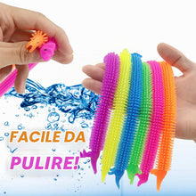 Carica l'immagine nel visualizzatore di Gallery, Zayin Fidget Fidget Noodles Giocattolo Elastico per Unicorno Giocattolo sensoriale Unico ADHD sensoriale Ideale per Bamb