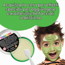 Carica l'immagine nel visualizzatore di Gallery, Snazaroo Animal World, kit per pittura viso per bambini e adulti, 8 colori, 13 pezzi, pennello, spugna, guida, a base d'