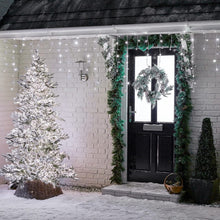 Carica l'immagine nel visualizzatore di Gallery, PhilzOps Cascata Luci da Esterno, 480 LED 19M Luci Natale Tenda Bianco Freddo Impermeabile 8 Modalità Catene Luminose Decorazione per Nataliazie Interno Casa Feste Finestra Giardino, Cavo Bianco