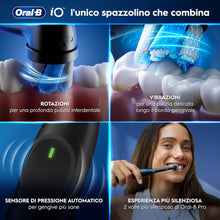 Carica l'immagine nel visualizzatore di Gallery, Oral-B iO 2 Spazzolino Elettrico, con 1 Testina di Ricambio, Nero