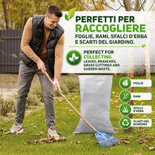 Carica l'immagine nel visualizzatore di Gallery, IPEA 10x Sacchi da Giardino e Detriti in Polipropilene - 105 x 55 cm ­­­­– 10 PEZZI - Sacco Multiuso per Imballaggio, Gi