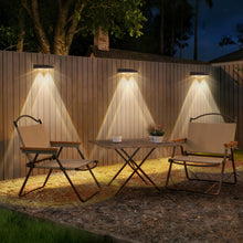 Carica l'immagine nel visualizzatore di Gallery, Applique da Esterno Solare Impermeabilità IP67, 4 Pezzi Luce Solare LED Esterno Bianco con 3 Modalità Lampade Solari da 