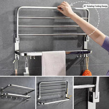 Carica l'immagine nel visualizzatore di Gallery, porta asciugamani bagno accessori bagno porta asciugamani bagno adesivo set bagno accessori completo appendi asciugamani bagno porta asciugamani accessori bagno senza forare porta asciugamani bagno