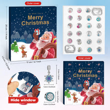 Carica l'immagine nel visualizzatore di Gallery, WEVOL Calendario Avvento 2024 Bambina Natale Ragazze Calendario dell Avvento Kinder Fai da Te Gioielli Artigianato Regali Braccialetti con Ciondoli Regalo di Natale Ragazze 5 6 7 8 9 10 11 12 13 Anni