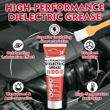 Carica l'immagine nel visualizzatore di Gallery, AstraVox Grasso Al Silicone Con Pennello, Grasso Dielettrico Per Connettori Elettrici, Candele, O-Ring, Automotive, Naut