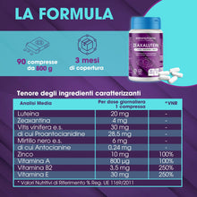Carica l'immagine nel visualizzatore di Gallery, CISBANI PHARMA Luteina e Zeaxantina Alto Dosaggio, Integratore Occhi Vista
