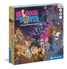 Carica l'immagine nel visualizzatore di Gallery, Clementoni - Sblocca la Porta, Gioco da Tavolo, 3 Escape Room per Bambini 8+ Anni e Adulti, Ambientata in 3 Luoghi Misteriosi, 1-8 Giocatori, Idea Regalo Made in Italy, Lingua Italiana, 16155