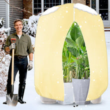 Carica l'immagine nel visualizzatore di Gallery, 250 x 360 cm Telo Antigelo per Piante con Cerniera e Cordoncino, Facile da Installare, Telo per Piante Antigelo, Tessuto