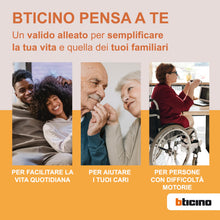 Carica l'immagine nel visualizzatore di Gallery, BTicino SL4002NF Livinglight Interruttore Bipolare Illuminato N, Antracite
