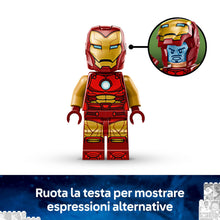Carica l'immagine nel visualizzatore di Gallery, LEGO Marvel Mech di Iron Man contro Ultron 76307