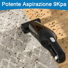 Carica l'immagine nel visualizzatore di Gallery, Czemo Aspirabriciole Senza Fili Potente 9000pa 120W Aspirapolvere Auto, Mini Aspirapolvere Portatile per Auto Ricaricabile Aspira Briciole USB Aspirapolvere a Mano per Casa Auto Ufficio