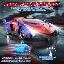 Carica l'immagine nel visualizzatore di Gallery, Macchina Telecomandata per Bambini 3 4 5 6 7 8 9+ Anni, 2.4Ghz Macchina Radiocomandata 15KM/h Veloci Auto RC Drift Car con Luci Spider Giocattolo Giochi Interno All'Aperto Regalo Bambino Maschio