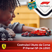 Carica l'immagine nel visualizzatore di Gallery, LEGO Speed Champions Auto da Corsa Ferrari F1 SF-24 - Giocattolo da Collezione con Minifigure Formula 1 - Giochi di Natale per Bambini da 10 Anni o per Adulti Fan degli Sport Automobilistici 77242