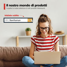 Carica l'immagine nel visualizzatore di Gallery, RAVN HAMAN Set di 4 Ruote pivottanti per mobili 50 mm, freno, fino a 100 kg