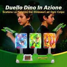 Carica l'immagine nel visualizzatore di Gallery, Dinosauri Tiro Bersaglio Bambini Luminosi Elettrico Digitale con Pistola Giocattolo, Esterno Giardino Giochi Bambino 3-1