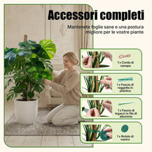 Carica l'immagine nel visualizzatore di Gallery, Tutore per Piante Monstera 120cm Extra Spesso Ø 4cm - Palo di Muschio Pieghevole in Fibra di Cocco con Anima in Allumini