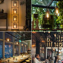 Carica l'immagine nel visualizzatore di Gallery, Edison lampadina vintage E27, 2200K, 4 pezzi lampadine led e27 luce calda Ideale per la nostalgia e l'illuminazione retr