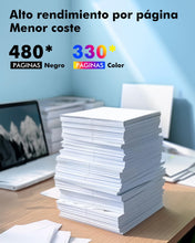 Carica l&#39;immagine nel visualizzatore di Gallery, Heroil 302 XL 302XL Cartucce d&#39;inchiostro Sostituzione per HP 302 nero e colore per HP Envy 4520 4522 4525 Officejet 3830 3834 4650 4652 DeskJet 1110 2130 3630 3632 3634 3636 (2-Pack)