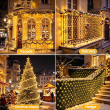 Carica l'immagine nel visualizzatore di Gallery, Cozymeow Rete Tenda Luminosa 3x2M 204 LED Rete Luci con Spina