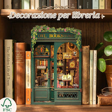 Carica l'immagine nel visualizzatore di Gallery, CUTEBEE Book Nook Kit - Casa in Miniatura da Costruire (Own Bookstore)