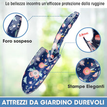 Carica l'immagine nel visualizzatore di Gallery, WORKPRO Set di attrezzi da giardino da 4 pezzi, attrezzi da giardino con scatola regalo, pala da giardino, cesoie da gia