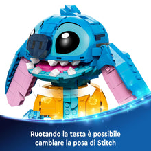Carica l&#39;immagine nel visualizzatore di Gallery, LEGO Disney Stitch, Gioco di Fantasia per Bambine e Bambini da 9 Anni in su, Personaggio con Parti Mobili, Camicia e Cono Gelato da Costruire, Giocattolo Fantasy, Idea Regalo Divertente dal Film 43249