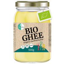 Carica l'immagine nel visualizzatore di Gallery, Go-Keto BIO Ghee, 500g | Burro 100% chiarificato, certificato BIO, Ayurveda | perfetto per la dieta cheto | ideale per cuocere e arrostire | Senza lattosio, senza glutine, low carb