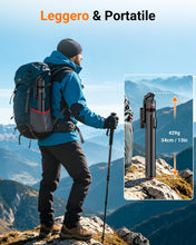 Carica l'immagine nel visualizzatore di Gallery, GRIFEMA Treppiede Smartphone [Apertura Automatica] Bastone Selfie 175cm