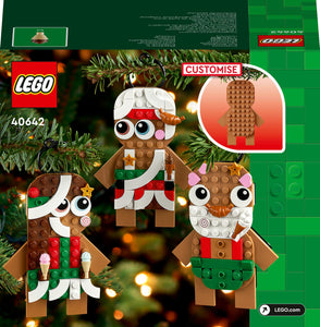 LEGO Ornamenti di Pan di Zenzero, Set Giochi da Costruire per Bambine e Bambini da 6 Anni in su, Regalo di Natale, Decorazioni per la Casa da Appendere, Accessorio per la Camera da Letto 40642
