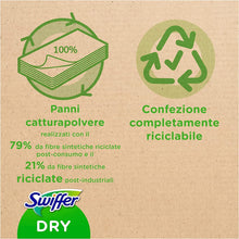 Carica l'immagine nel visualizzatore di Gallery, Swiffer Dry Panni Cattura Polvere, 120 Panni, Cattura e Intrappola Polvere e Sporco, Ottimo per i Peli di Animale, per Tutti i Tipi di Pavimenti, Maxi Formato