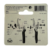Carica l'immagine nel visualizzatore di Gallery, FELCO 6/91 Set di molle di ricambio (2 pezzi per forbici da giardino FELCO 6, 12, 14, 15, 16, 17, 160S)