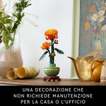 Carica l&#39;immagine nel visualizzatore di Gallery, LEGO Icons Crisantemo, Fiore Finto da Costruire, Decorazione Floreale Artificiale per Casa, Hobby Creativo per Adulti, Regalo di Compleanno per Donna, Uomo, Lei o Lui dalla Botanical Collection 10368