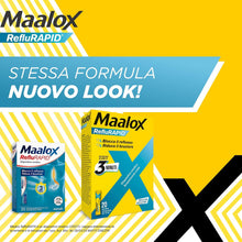 Carica l'immagine nel visualizzatore di Gallery, Maalox Reflurapid Reflusso Gastroesofageo e Bruciore, 20 Stick